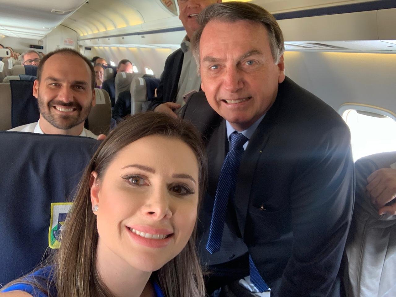 Jair Bolsonaro e a Deputada federal Caroline De Toni.Foto: Reprodução/ND Mais