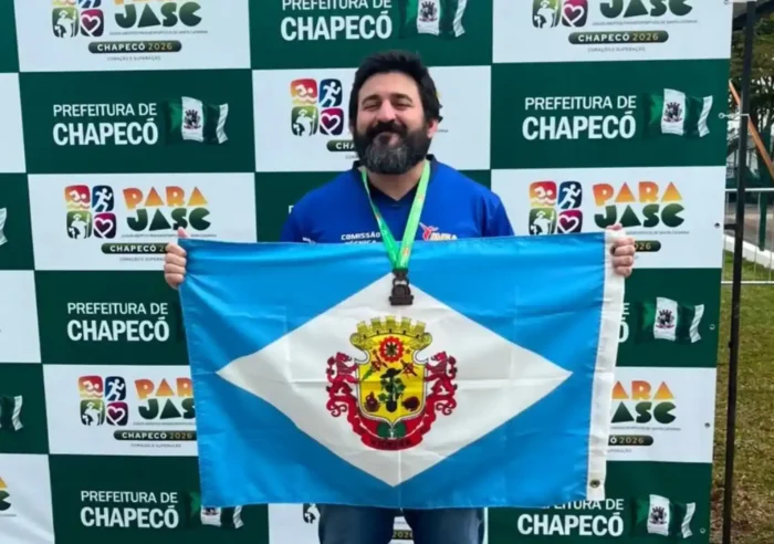 Videira conquista primeira medalha nos Parajasc com bronze de Maurício Prilla