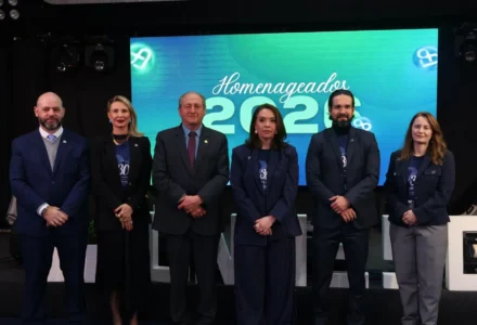 Cerimônia de comemoração dos 30 anos da Unoesc Videira como universidade