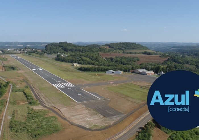 Aeronave Cessna Grand Caravan EX da Azul Conecta em solo