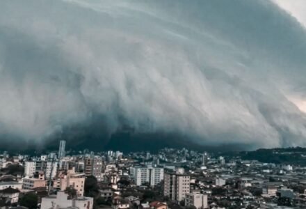 Frente fria intensa deve causar tempo severo no Sul do Brasil, alerta especialistas - Reprodução/Inmet/ND Mais