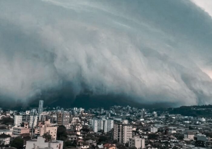 Frente fria intensa deve causar tempo severo no Sul do Brasil, alerta especialistas - Reprodução/Inmet/ND Mais