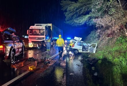 Tragédiana BR-470 em Brunópolis deixa três mortos e três feridos