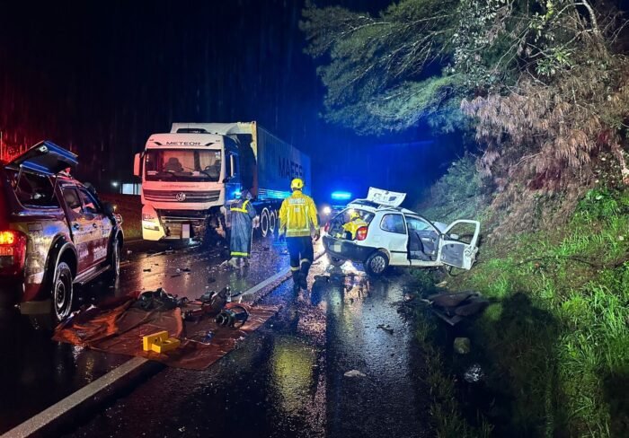 Tragédiana BR-470 em Brunópolis deixa três mortos e três feridos