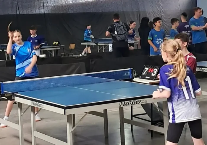 Videira conquista 14 medalhas na Liga Meio-Oeste Catarinense de Tênis de Mesa