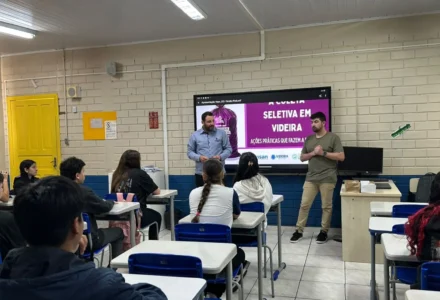 VISAN leva projeto de coleta seletiva às escolas municipais
