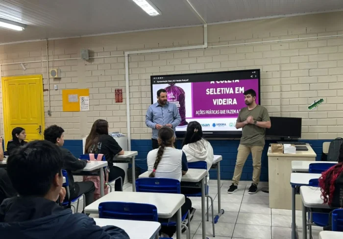 VISAN leva projeto de coleta seletiva às escolas municipais