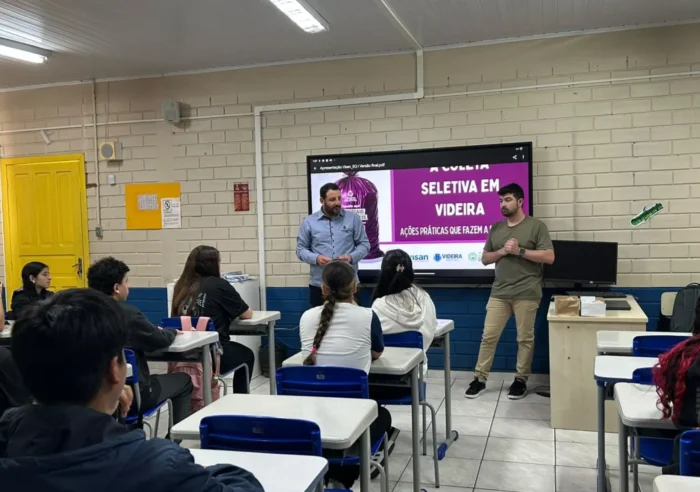 VISAN leva projeto de coleta seletiva às escolas municipais