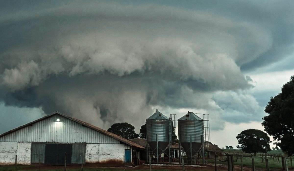 Temporais podem provocar granizo e rajadas de vento - Divulgação/ND Mais