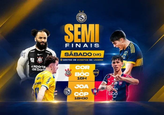 Desafio Internacional de Futsal reúne quatro equipes em Joaçaba neste fim de semana