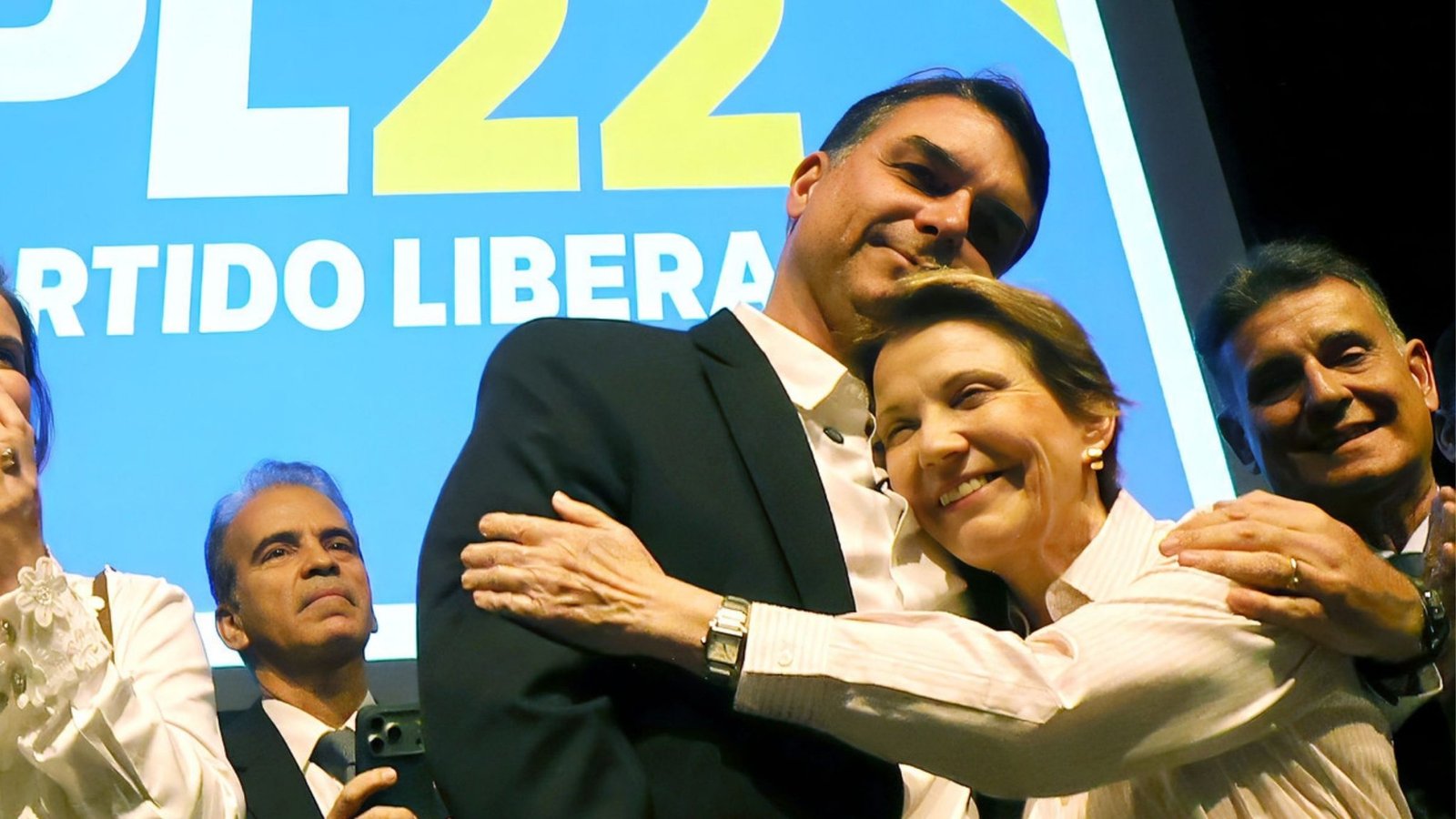 Tereza Cristina em evento do PL. Ela chegou a ser cotada para vice de Flávio, mas foi impedida pelo próprio partido. Foto: Beto Barata/PL/Divulgação