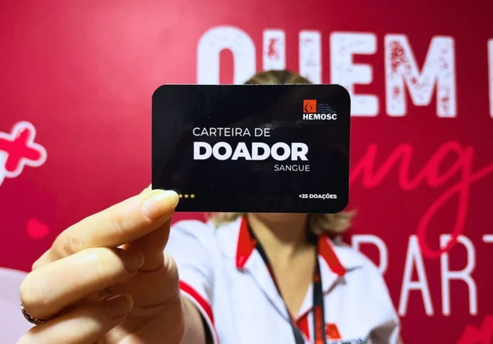 Hemosc realiza coleta externa de sangue em Videira