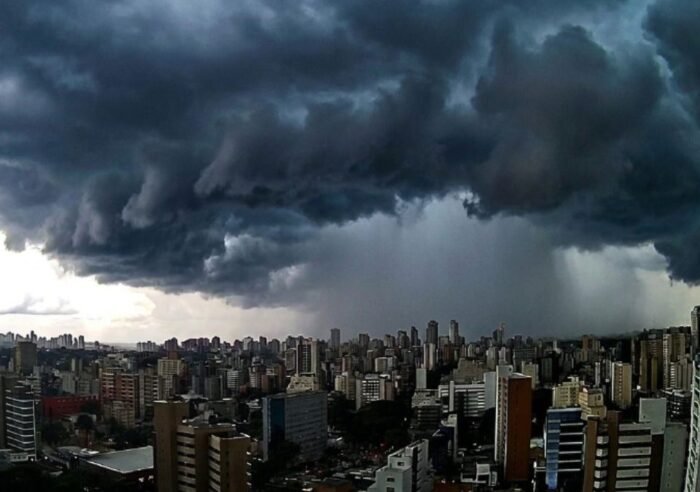 Frente fria vai trazer chuvarada ao Sul e Sudeste