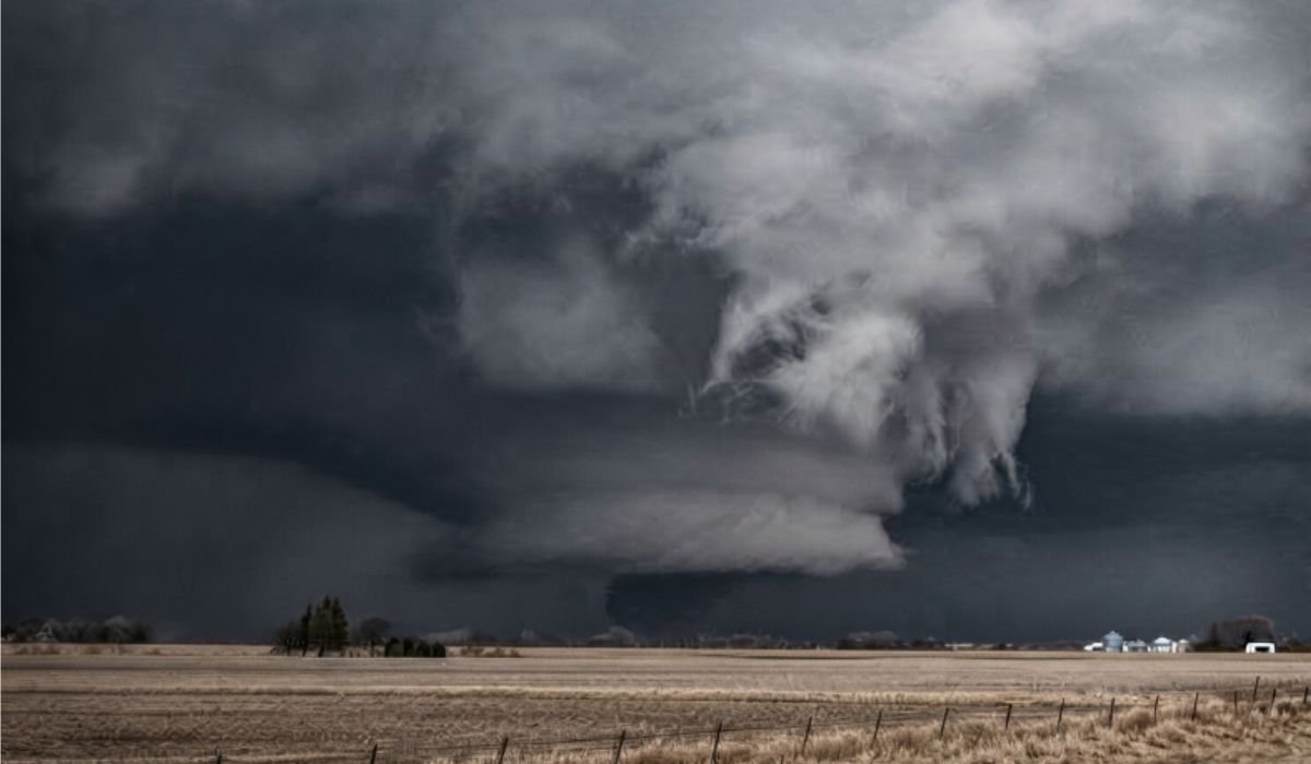 Ciclone extratropical favorece a formação de áreas de instabilidade e tempestades na Região Sul. - Reprodução/Meteored/ND Mais