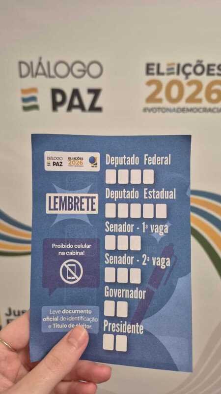 TRE/SC alerta para a Ordem de votação