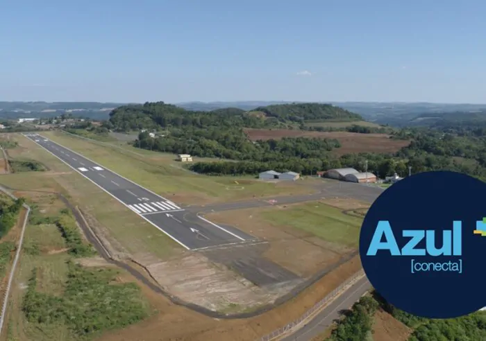 Aeronave Cessna Grand Caravan EX da Azul Conecta em solo