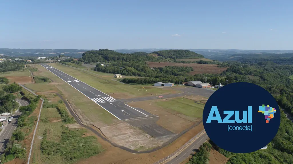 Aeronave Cessna Grand Caravan EX da Azul Conecta em solo