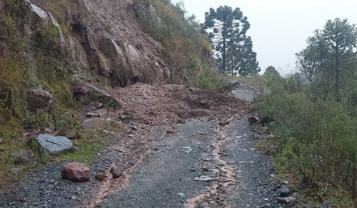 Deslizamento em Urubici;